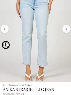 NWT Dear John Denim-Super Stretchy Straight Leg Jeans -size 33